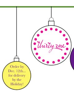 Your order must be completed by December 12th for delivery by Christmas!